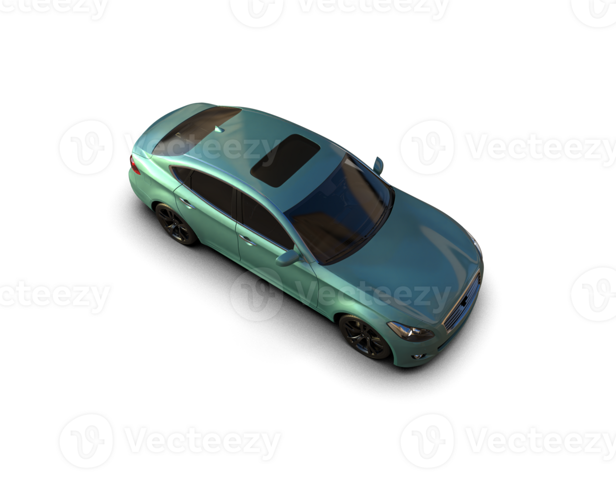 Modern car isolated on background. 3d rendering - illustration png