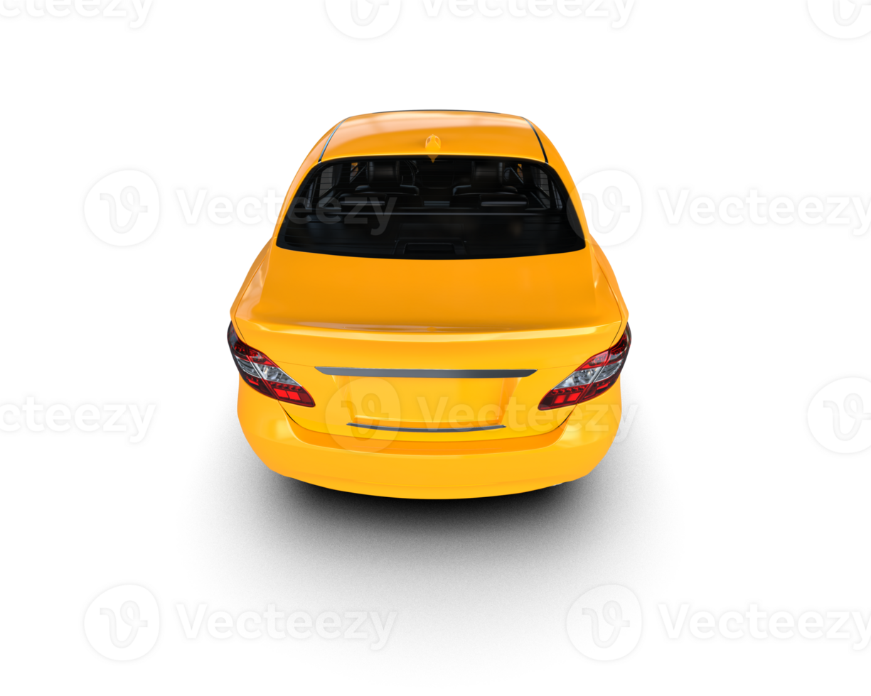Modern car isolated on background. 3d rendering - illustration png