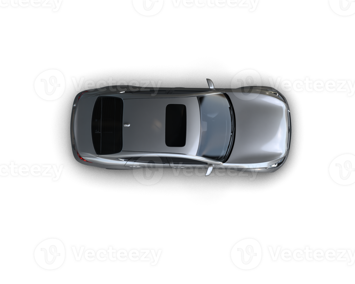 Modern car isolated on background. 3d rendering - illustration png