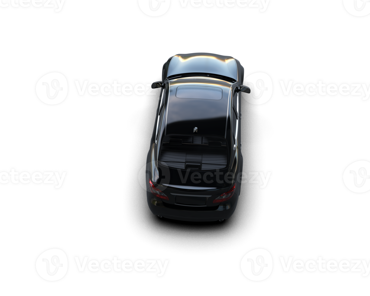 Modern car isolated on background. 3d rendering - illustration png