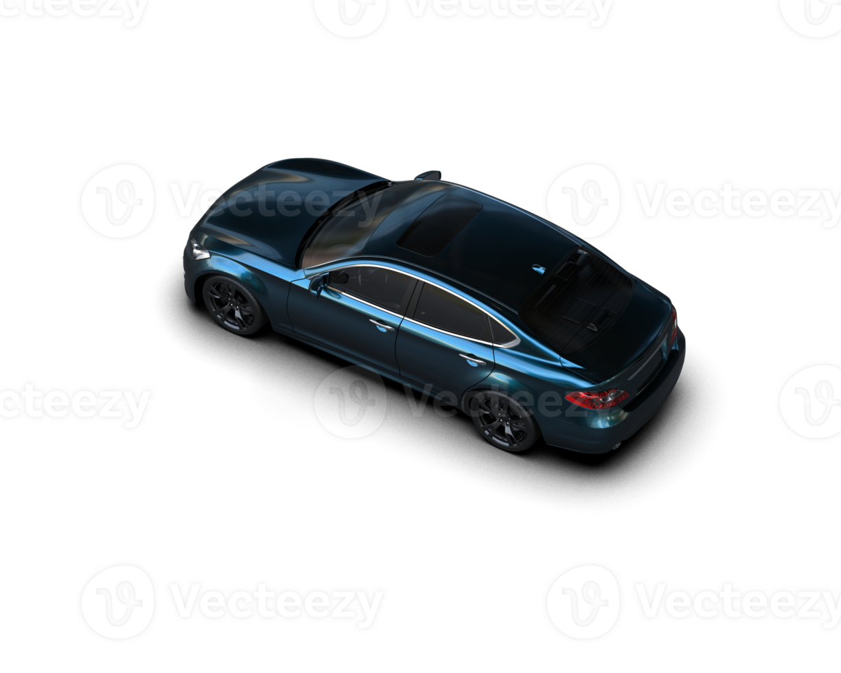 Modern car isolated on background. 3d rendering - illustration png