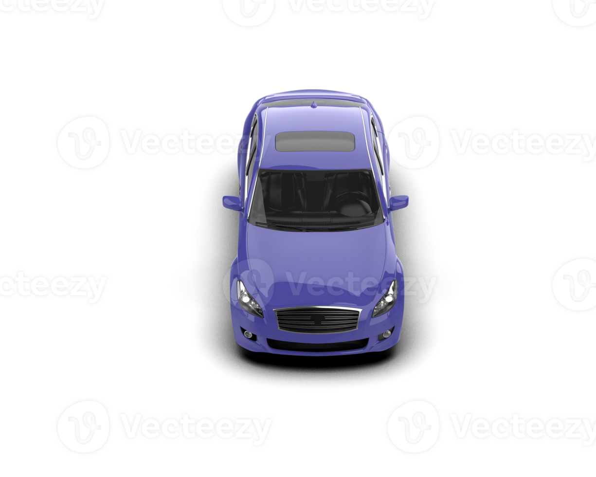 Modern car isolated on background. 3d rendering - illustration png