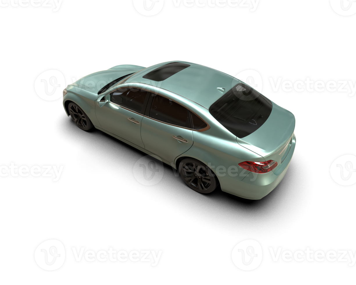 Modern car isolated on background. 3d rendering - illustration png