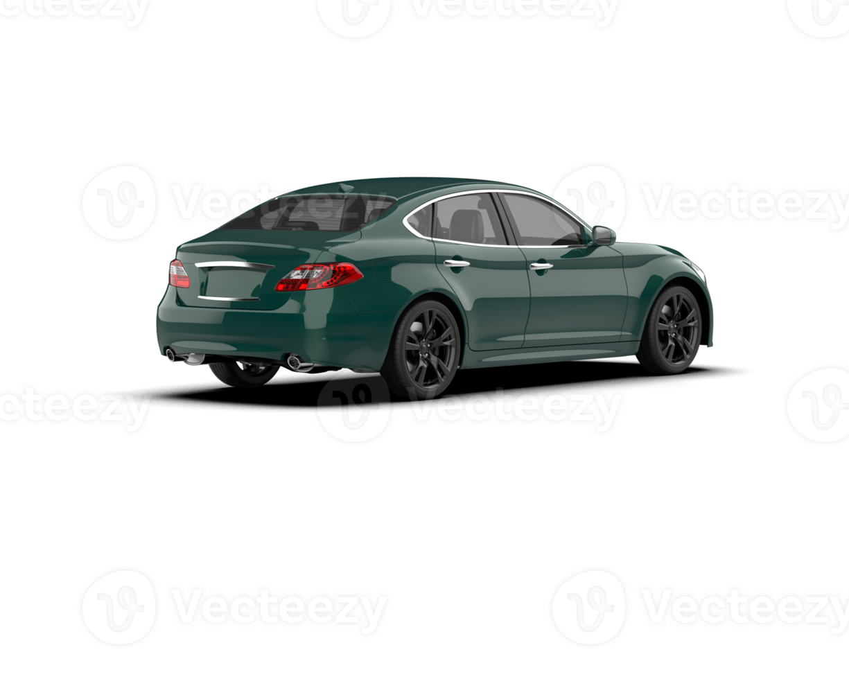 Modern car isolated on background. 3d rendering - illustration png