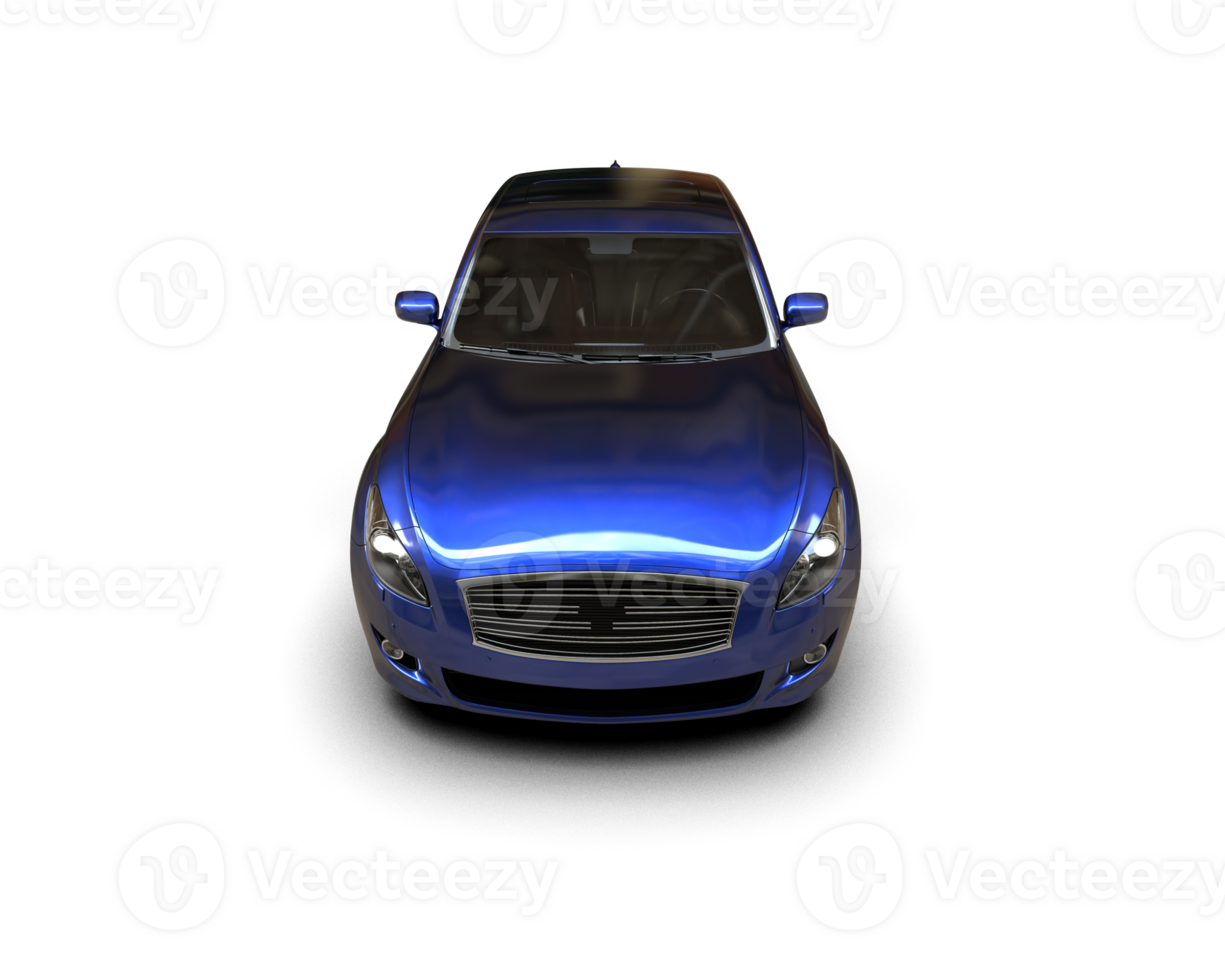 Modern car isolated on background. 3d rendering - illustration png