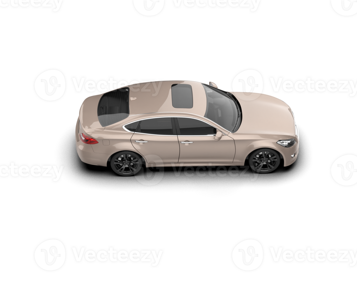 Modern car isolated on background. 3d rendering - illustration png
