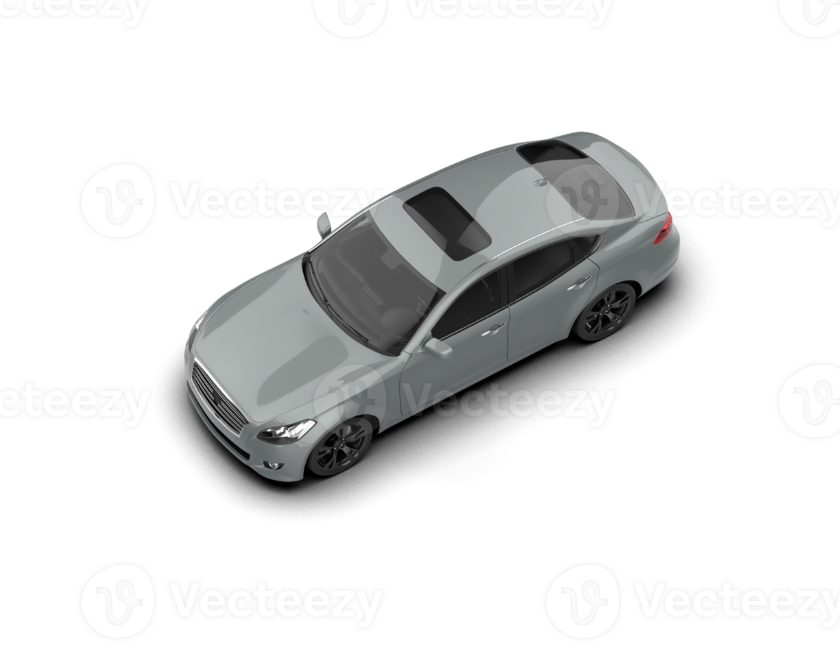 Modern car isolated on background. 3d rendering - illustration png