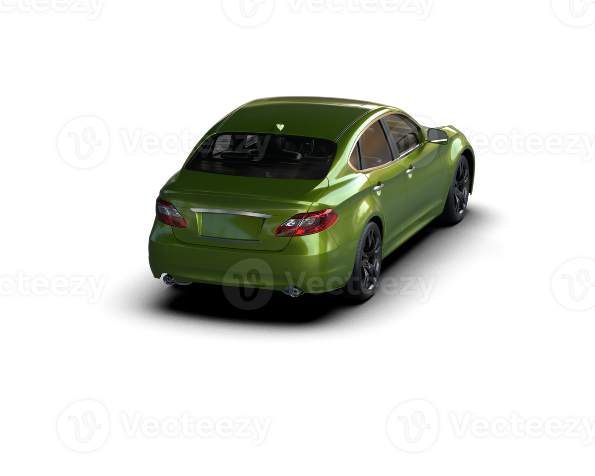 Modern car isolated on background. 3d rendering - illustration png