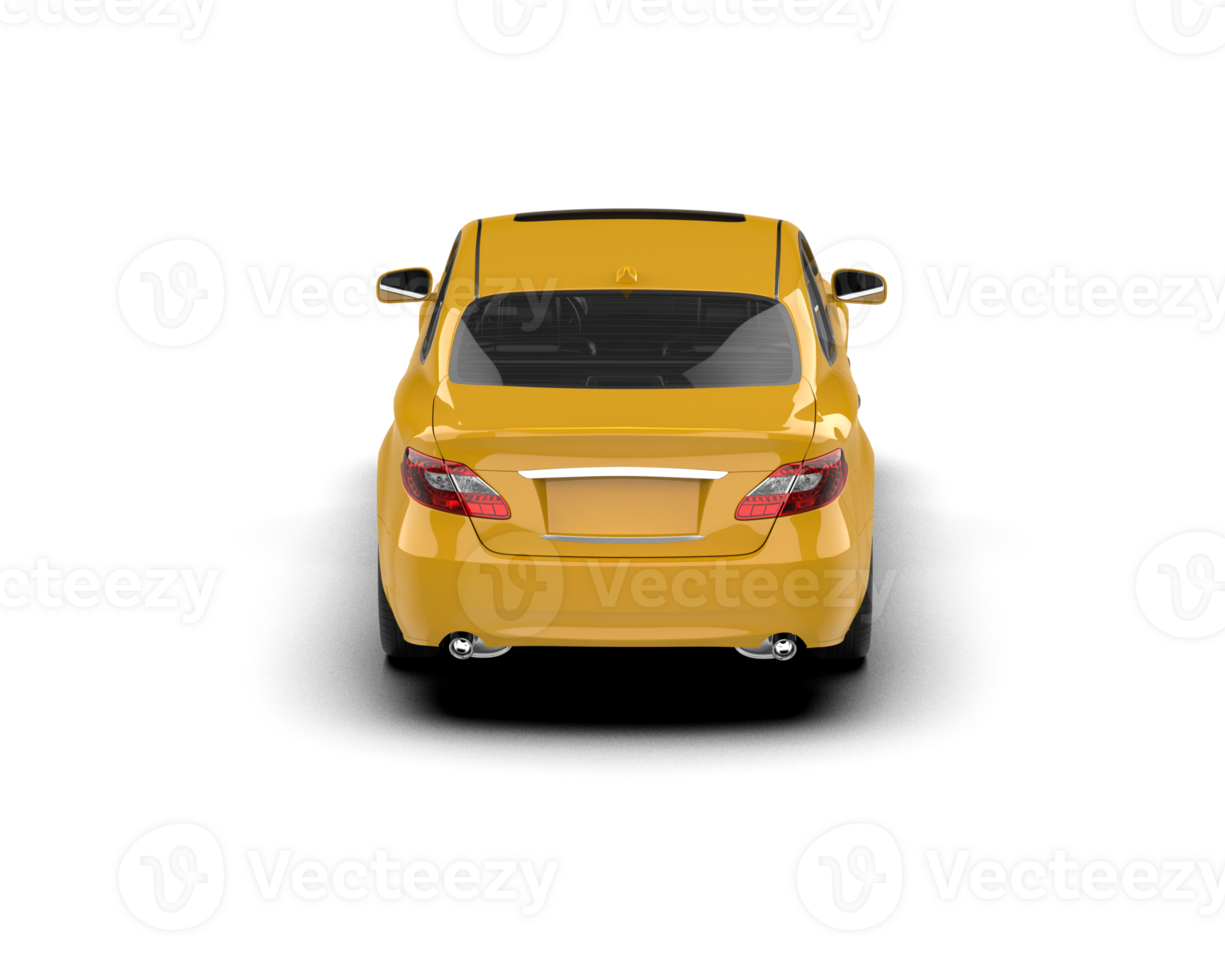 Modern car isolated on background. 3d rendering - illustration png