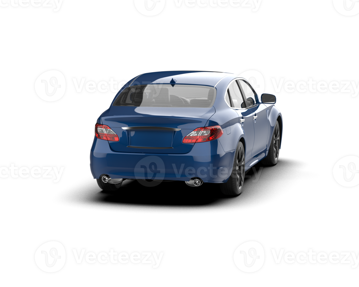Modern car isolated on background. 3d rendering - illustration png