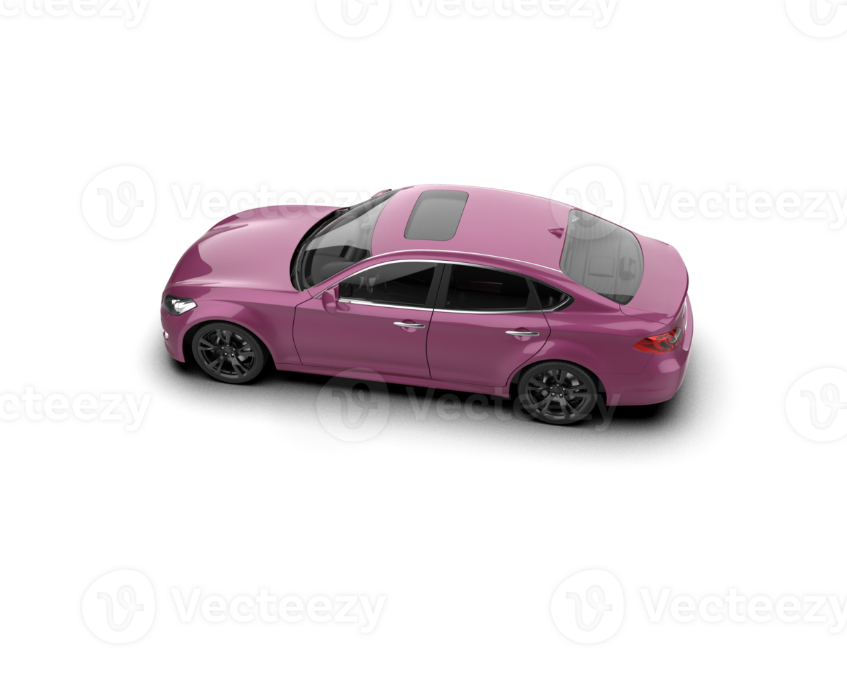 Modern car isolated on background. 3d rendering - illustration png