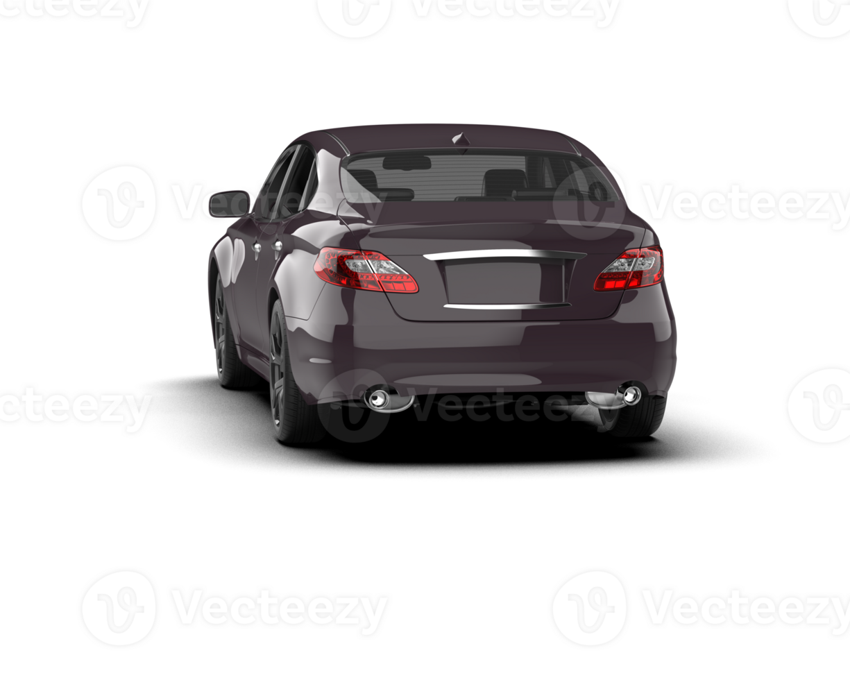 Modern car isolated on background. 3d rendering - illustration png