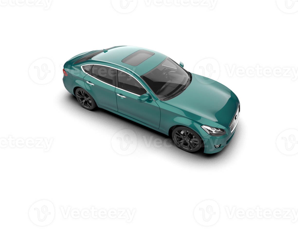 Modern car isolated on background. 3d rendering - illustration png