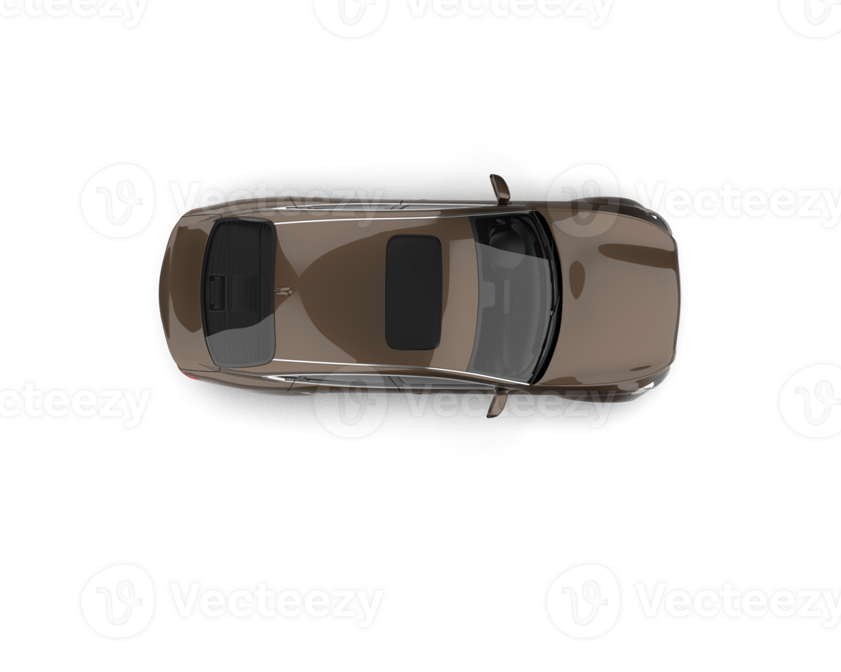 Modern car isolated on background. 3d rendering - illustration png