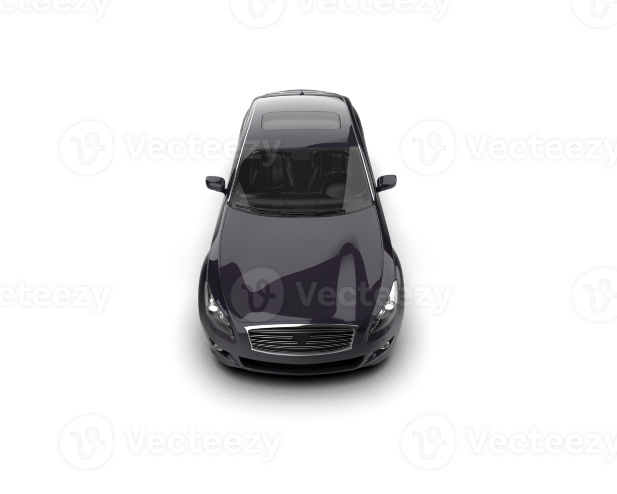 Modern car isolated on background. 3d rendering - illustration png