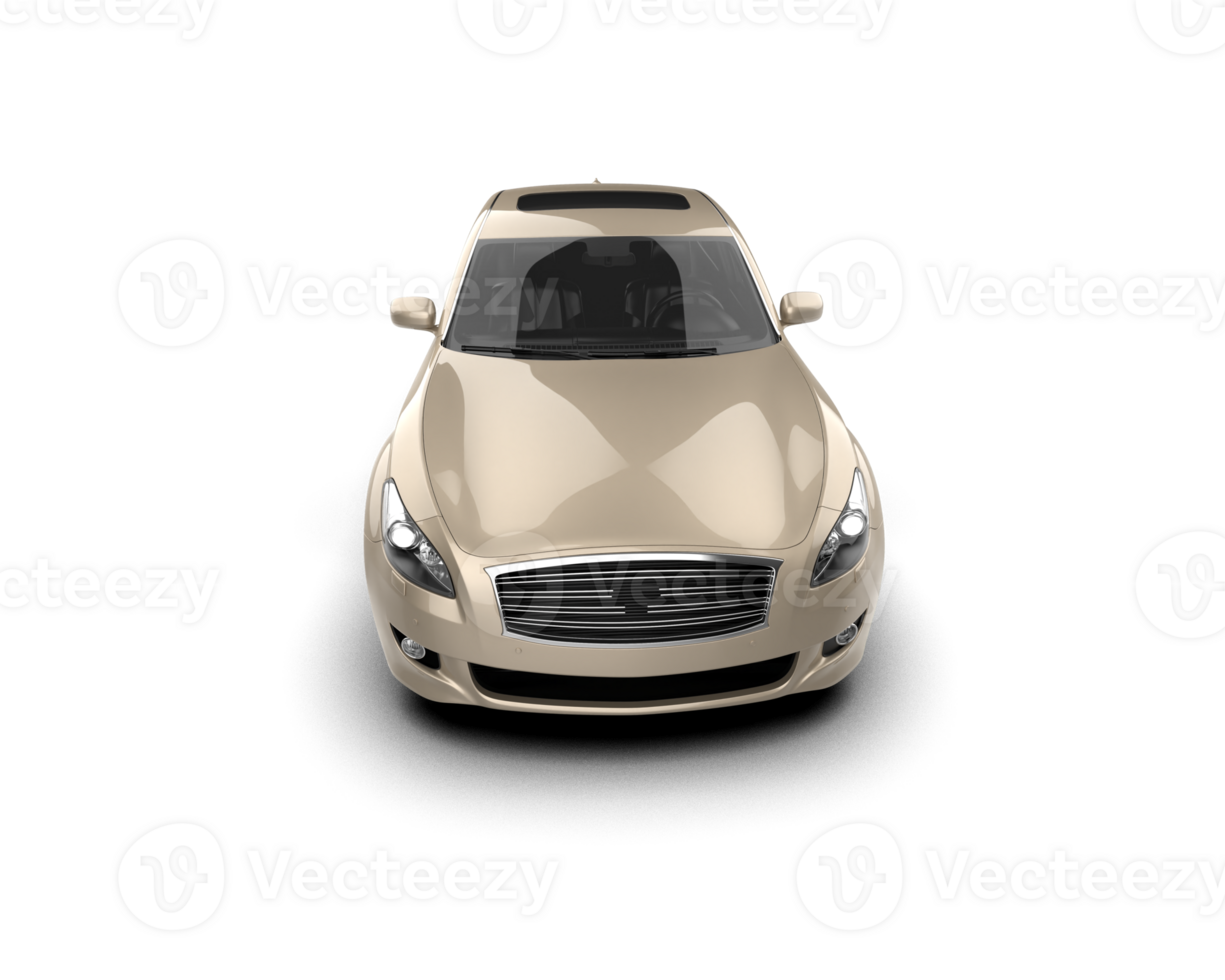 Modern car isolated on background. 3d rendering - illustration png