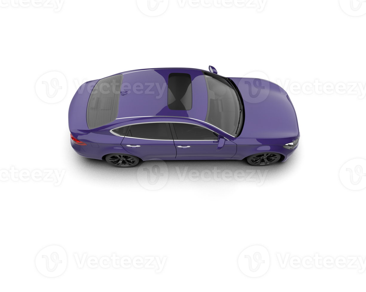 Modern car isolated on background. 3d rendering - illustration png