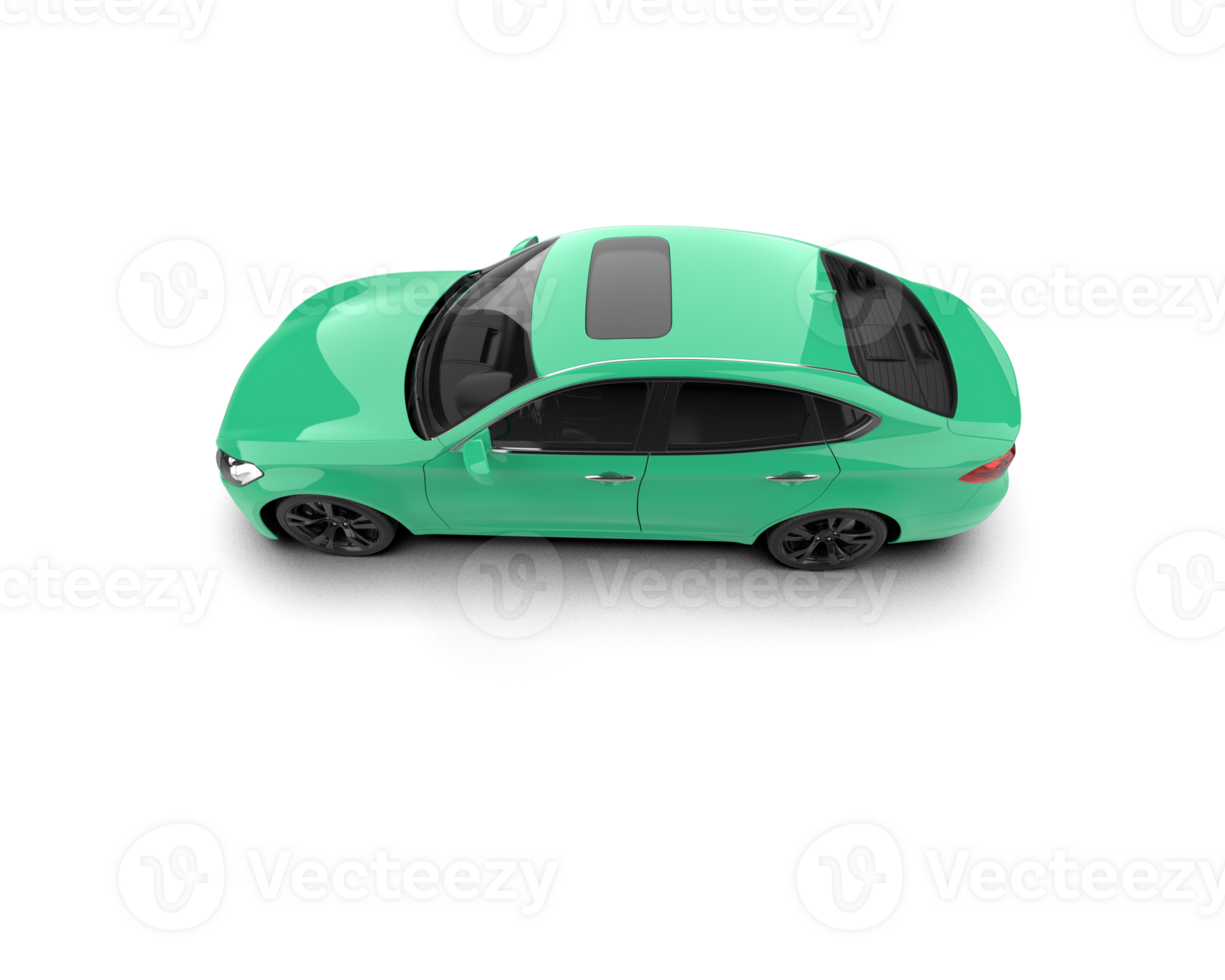 Modern car isolated on background. 3d rendering - illustration png