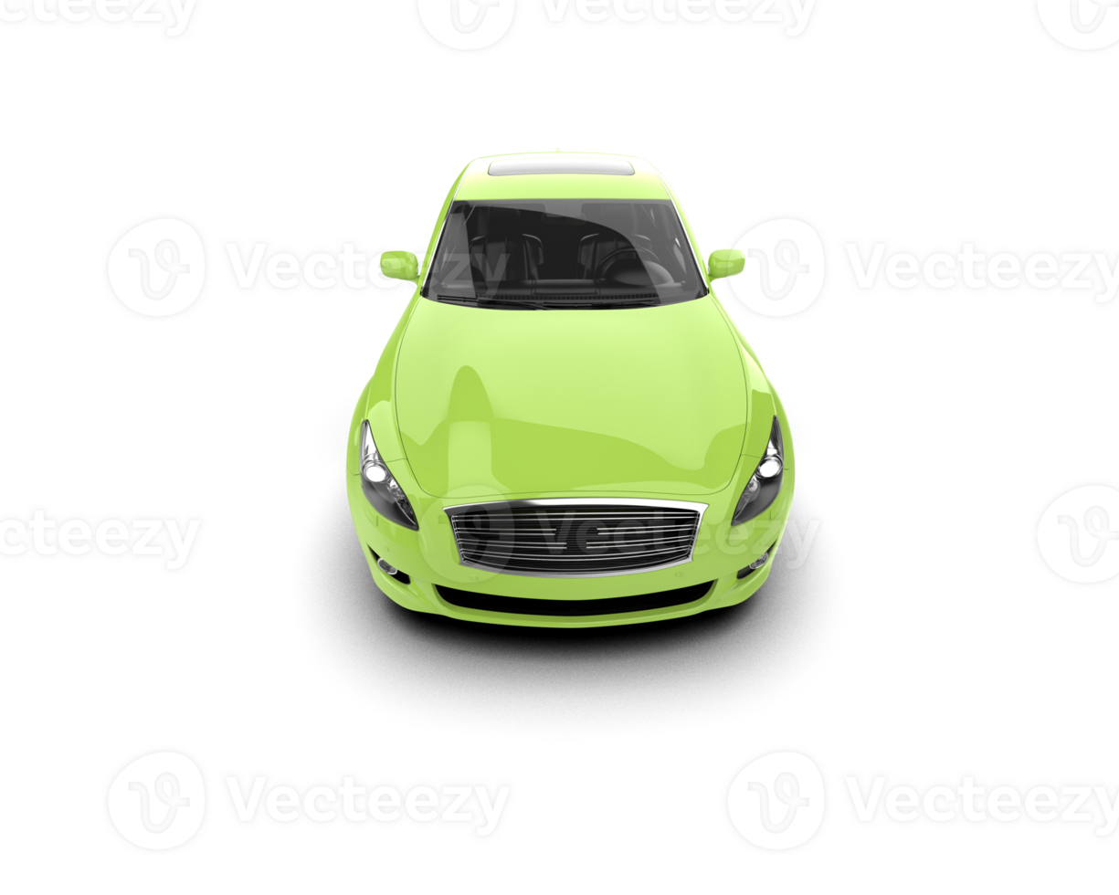 Modern car isolated on background. 3d rendering - illustration png
