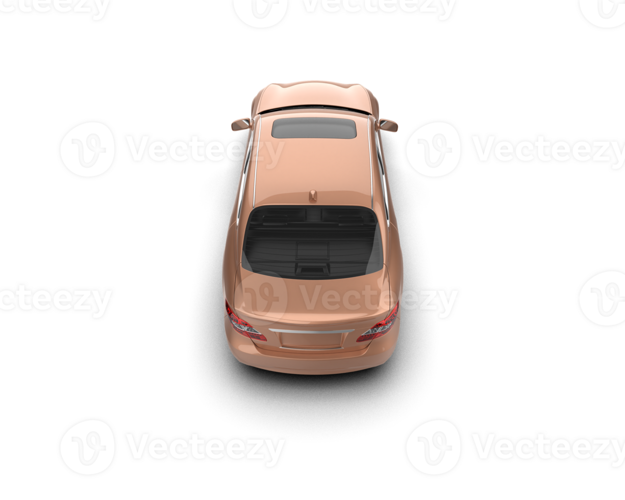 Modern car isolated on background. 3d rendering - illustration png