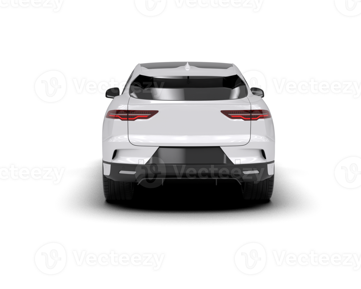 Modern car isolated on background. 3d rendering - illustration png