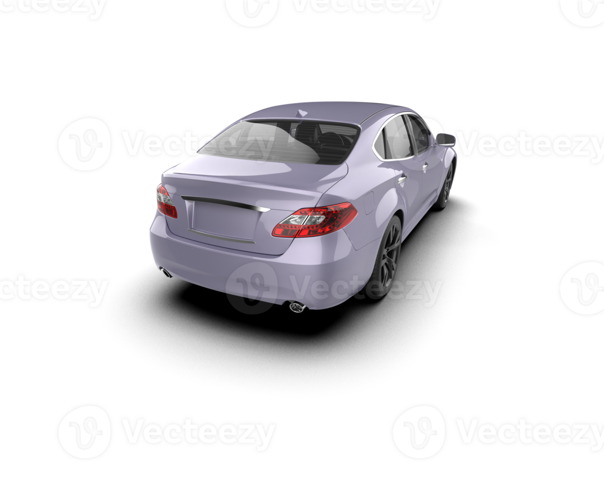 Modern car isolated on background. 3d rendering - illustration png