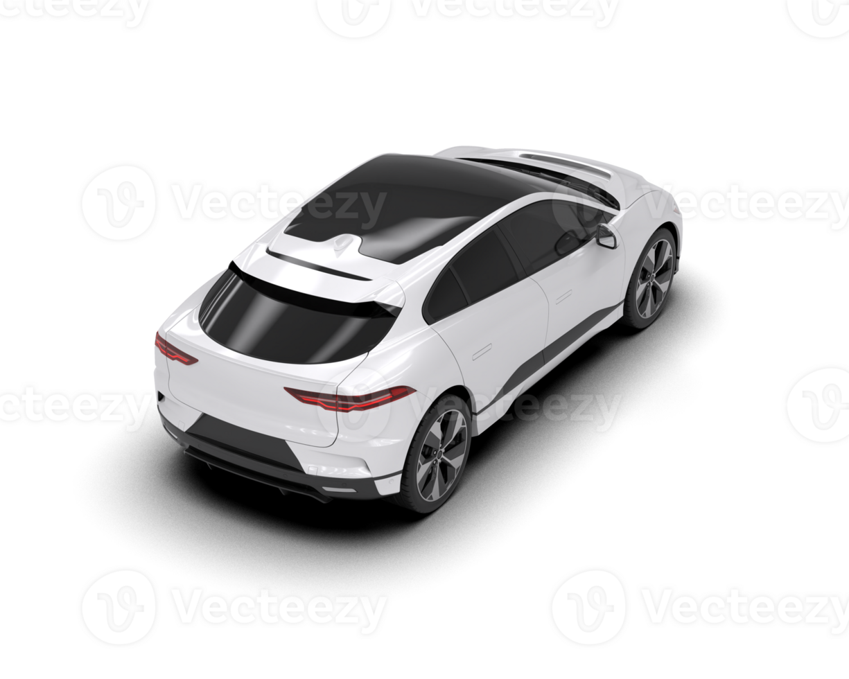 Modern car isolated on background. 3d rendering - illustration png