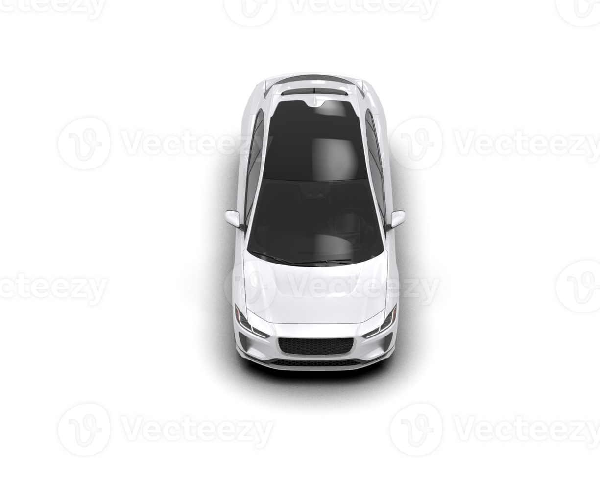 Modern car isolated on background. 3d rendering - illustration png