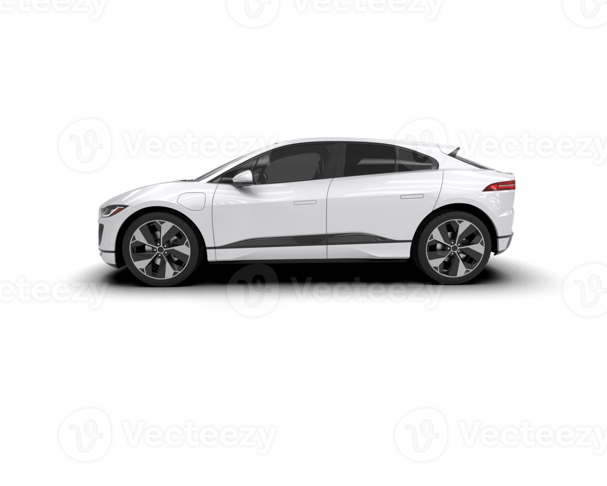 Modern car isolated on background. 3d rendering - illustration png