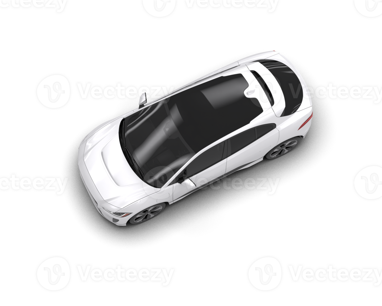 Modern car isolated on background. 3d rendering - illustration png