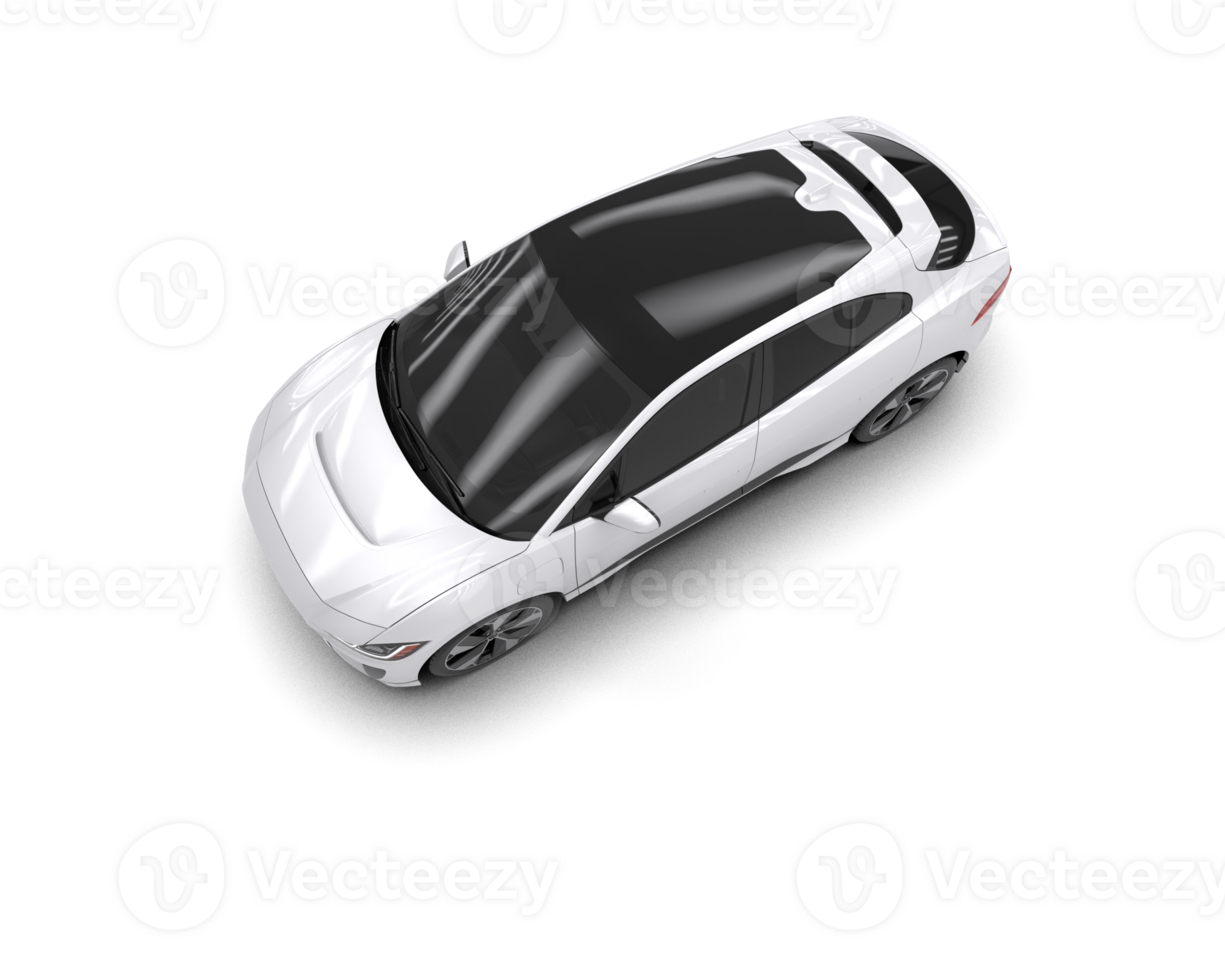Modern car isolated on background. 3d rendering - illustration png