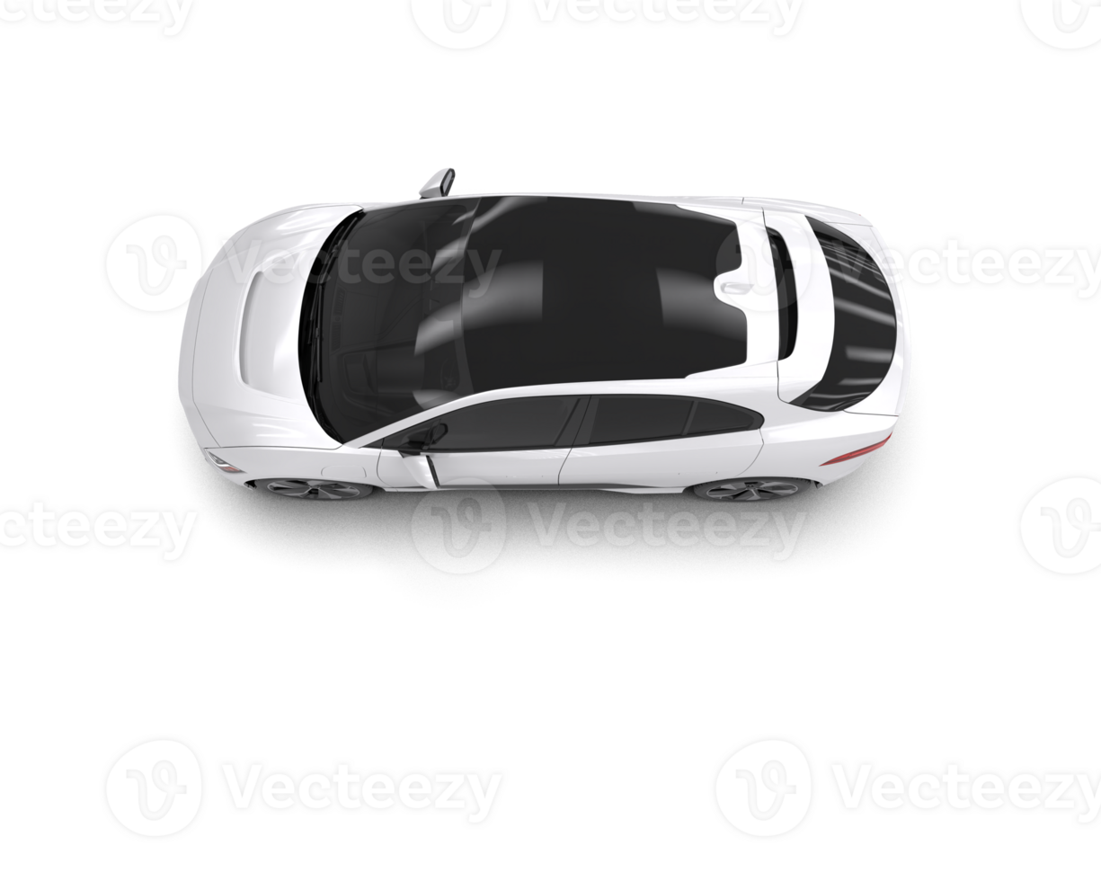 Modern car isolated on background. 3d rendering - illustration png