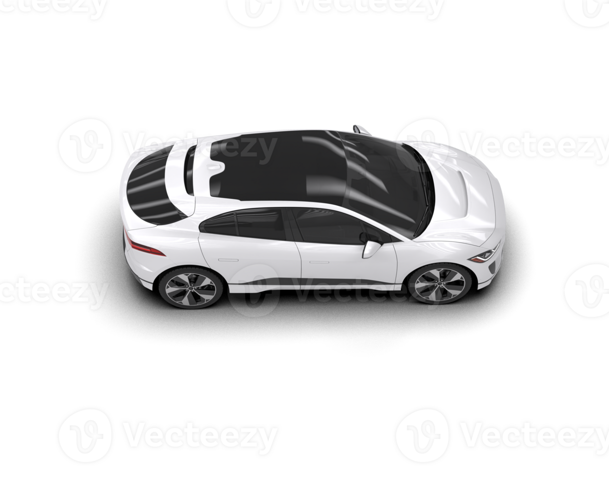 Modern car isolated on background. 3d rendering - illustration png