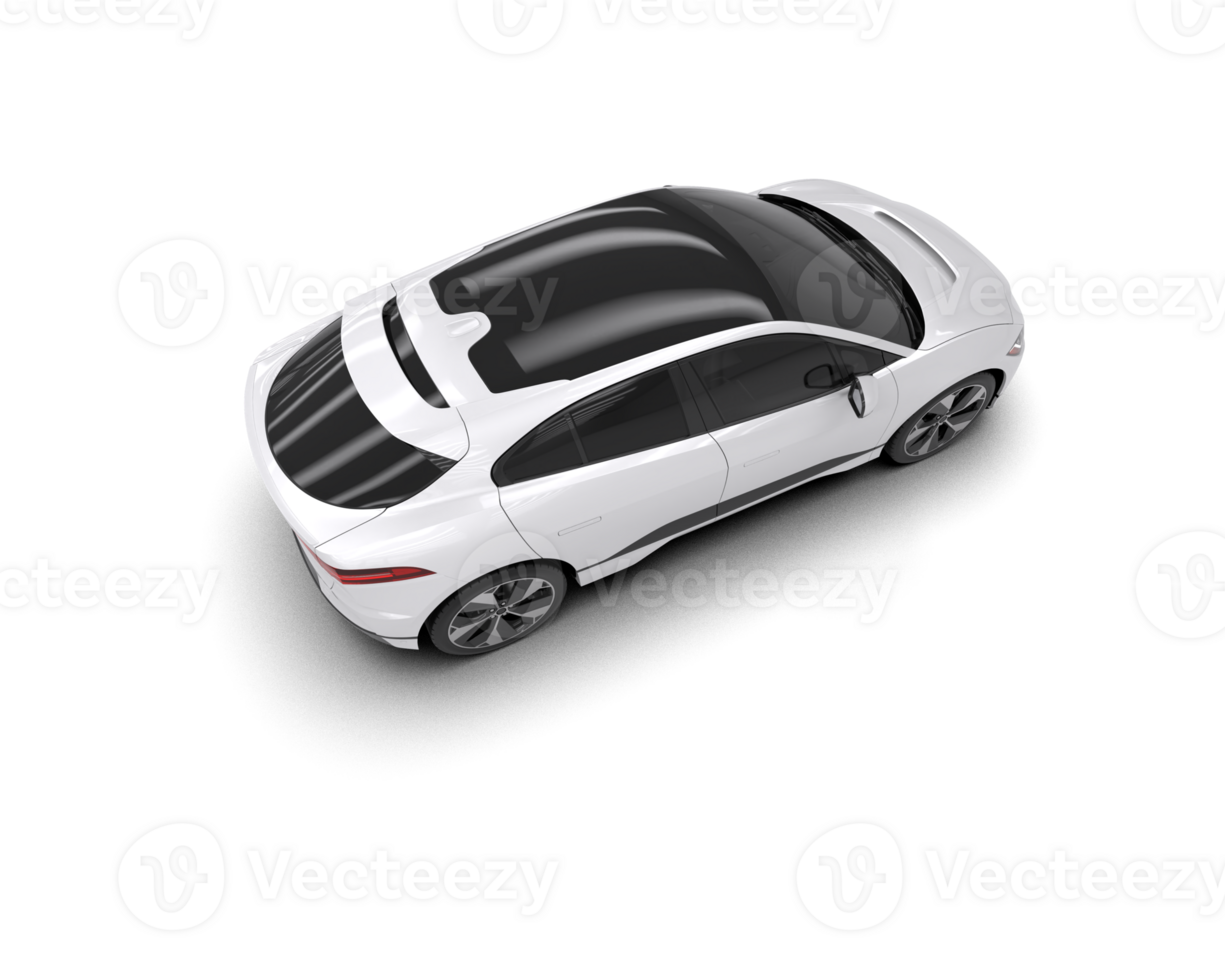Modern car isolated on background. 3d rendering - illustration png