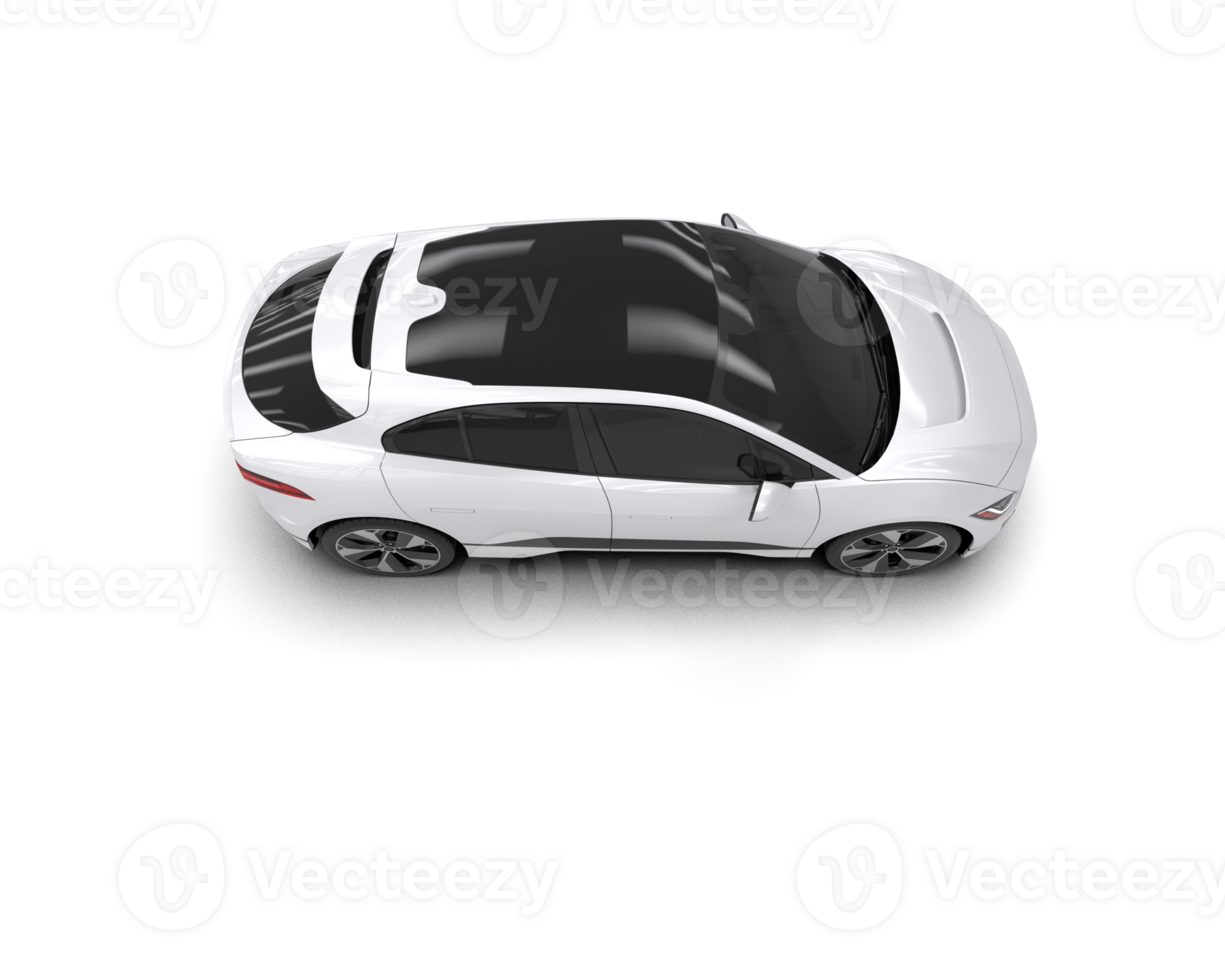 Modern car isolated on background. 3d rendering - illustration png