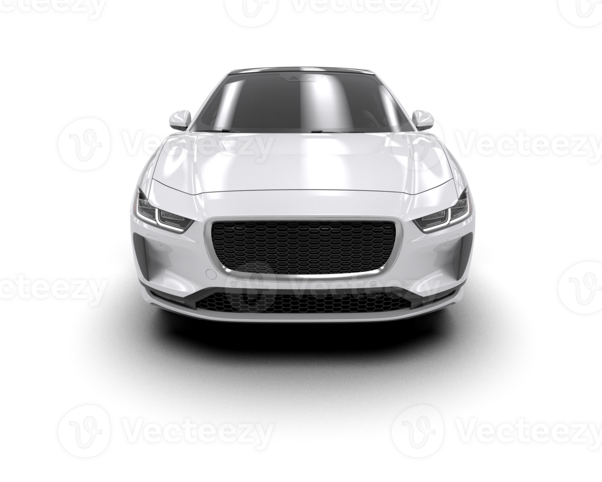 Modern car isolated on background. 3d rendering - illustration png