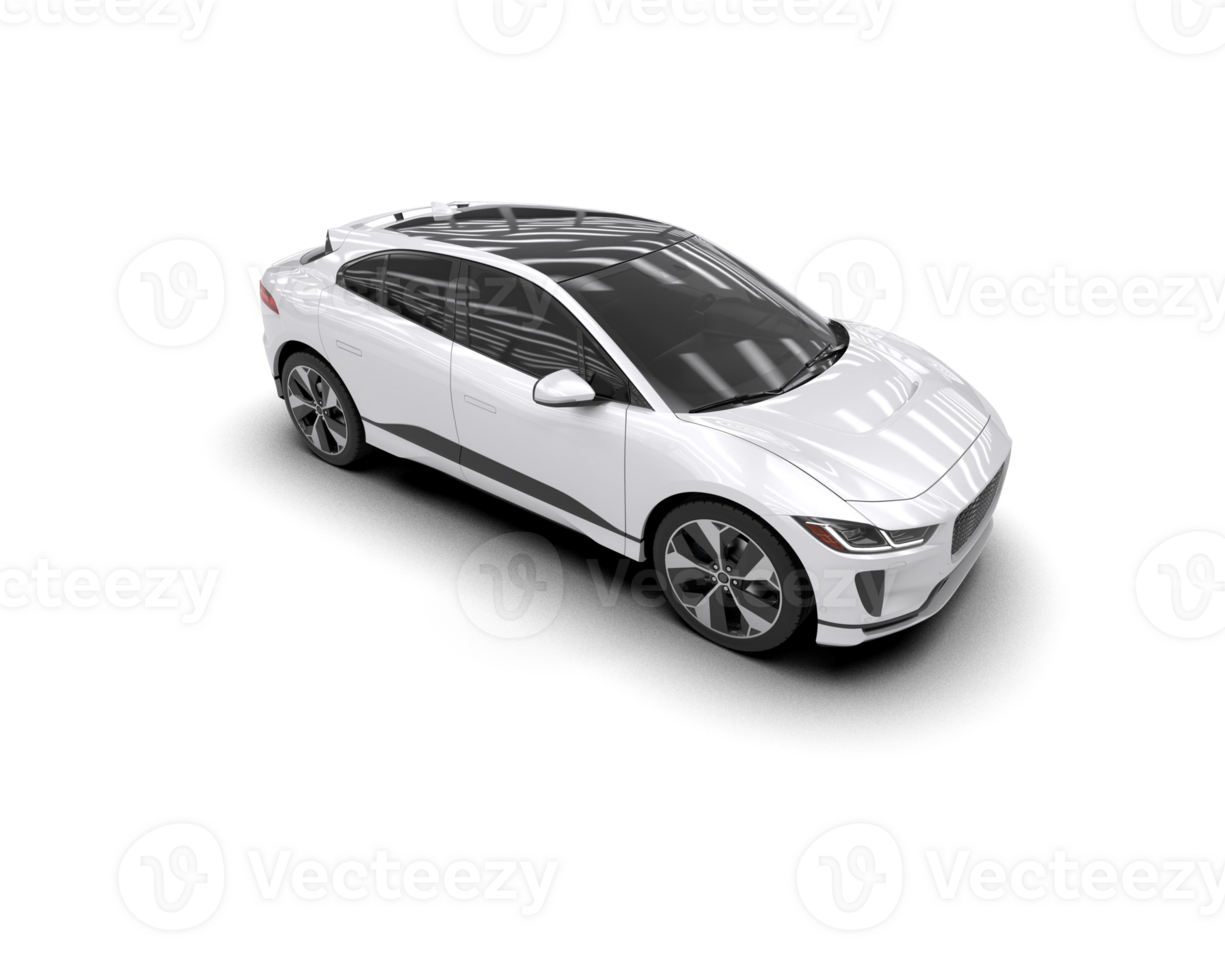 Modern car isolated on background. 3d rendering - illustration png