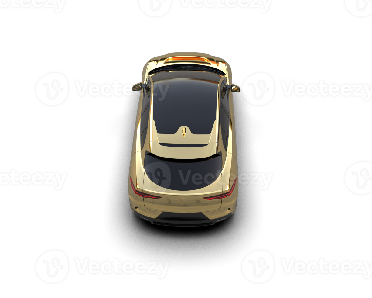 Modern car isolated on background. 3d rendering - illustration png