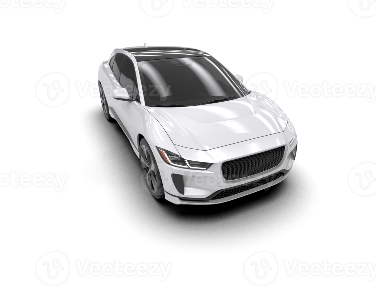 Modern car isolated on background. 3d rendering - illustration png