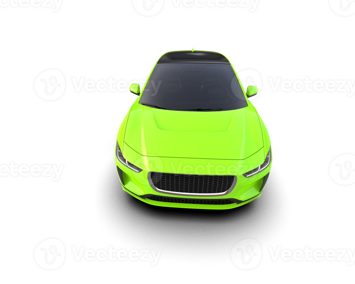 Modern car isolated on background. 3d rendering - illustration png