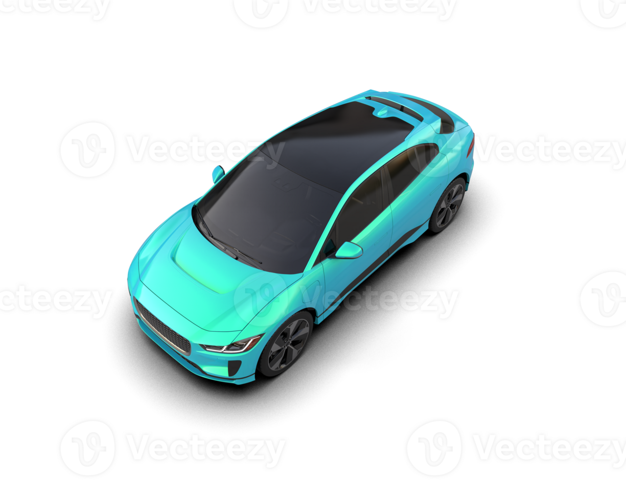 Modern car isolated on background. 3d rendering - illustration png