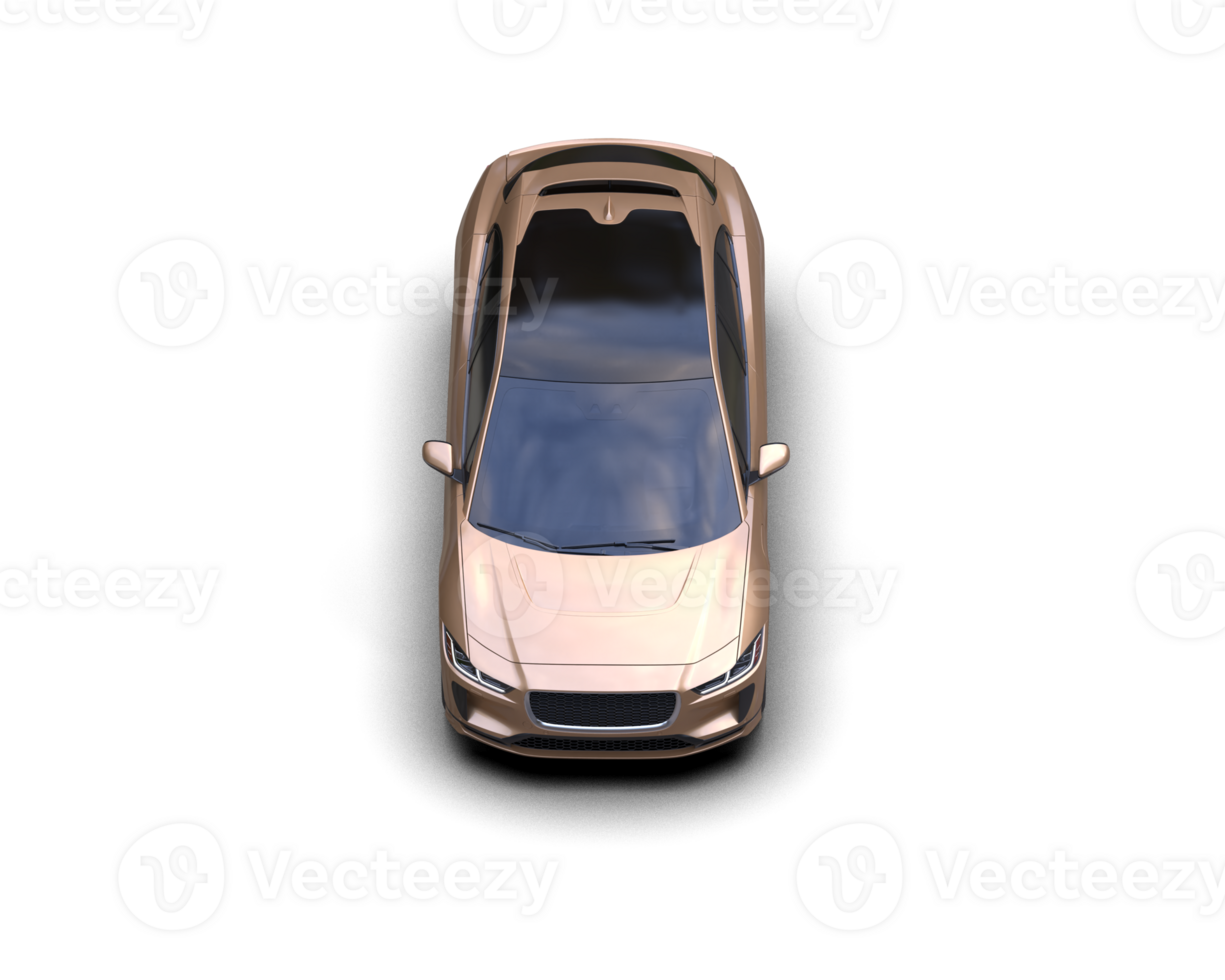 Modern car isolated on background. 3d rendering - illustration png