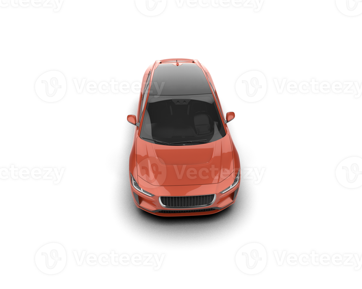 Modern car isolated on background. 3d rendering - illustration png