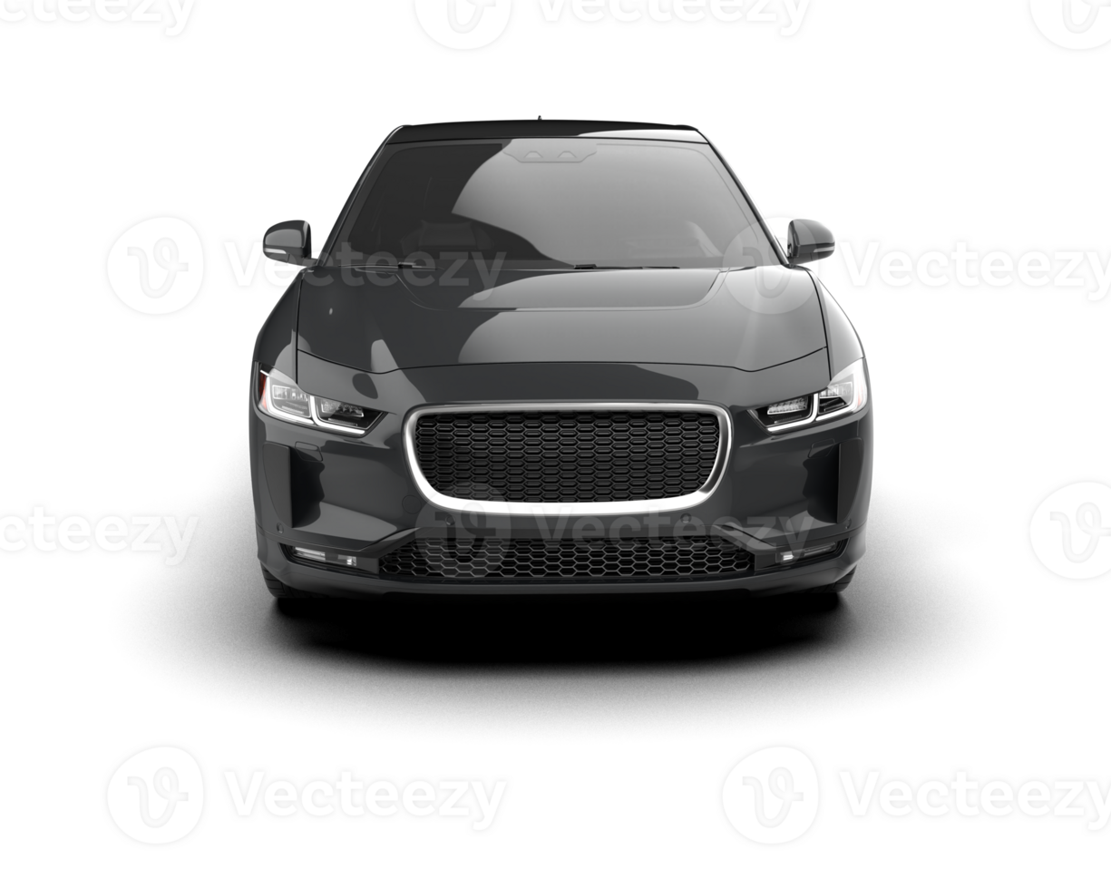 Modern car isolated on background. 3d rendering - illustration png