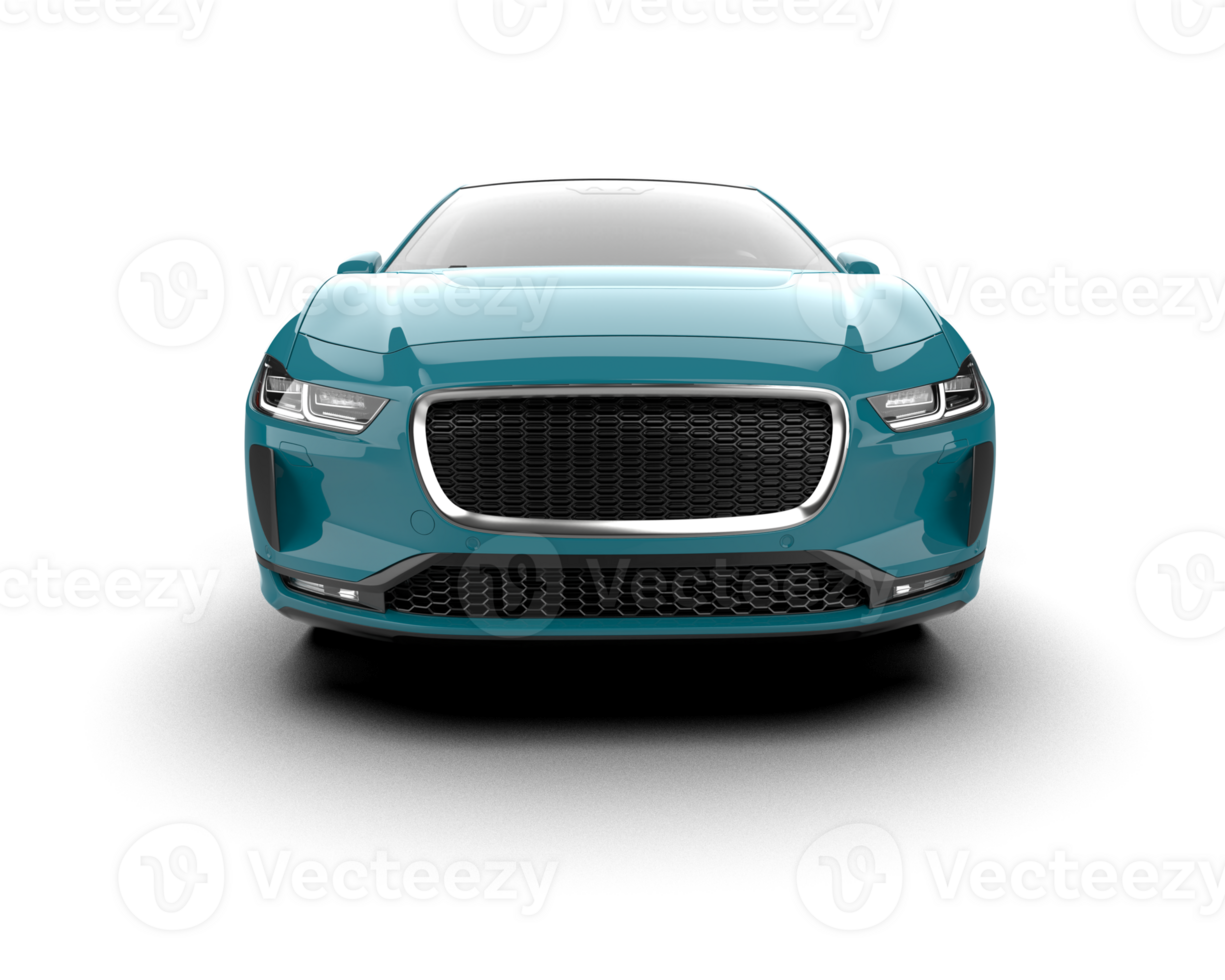 Modern car isolated on background. 3d rendering - illustration png