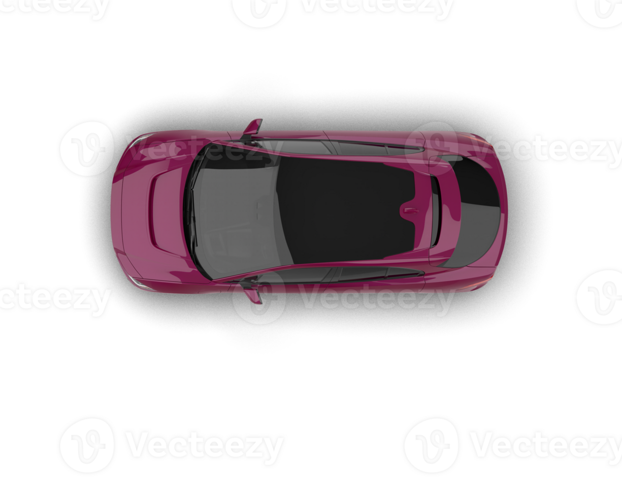 Modern car isolated on background. 3d rendering - illustration png