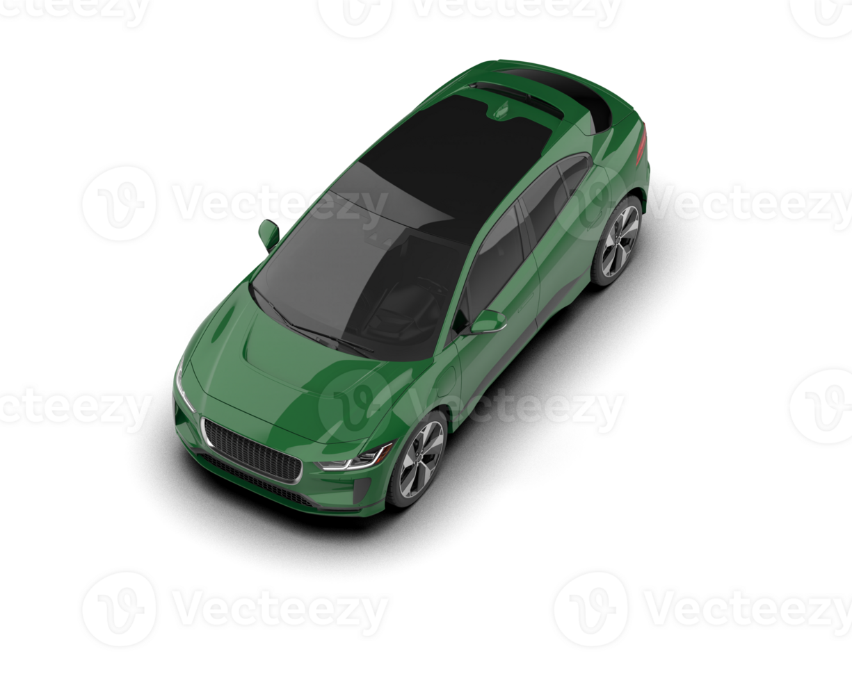 Modern car isolated on background. 3d rendering - illustration png
