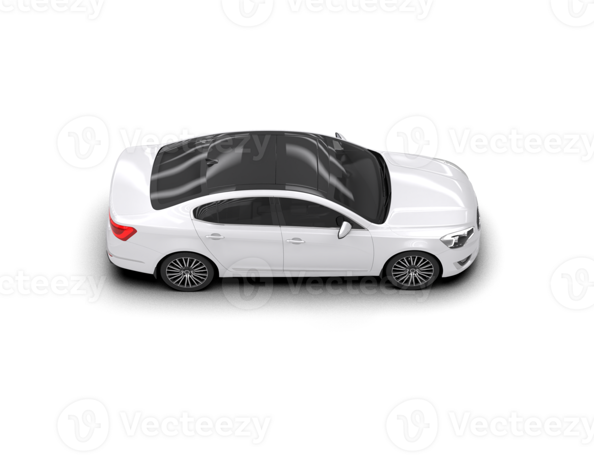 Modern car isolated on background. 3d rendering - illustration png