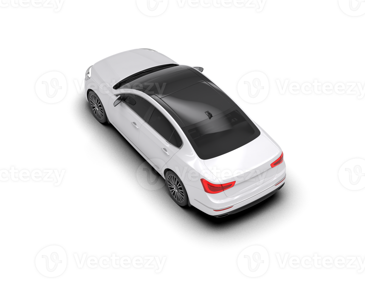 Modern car isolated on background. 3d rendering - illustration png