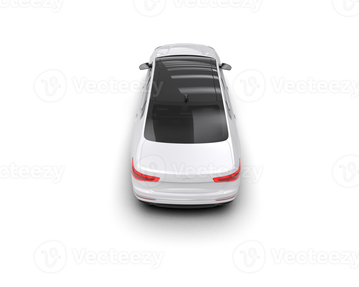 Modern car isolated on background. 3d rendering - illustration png